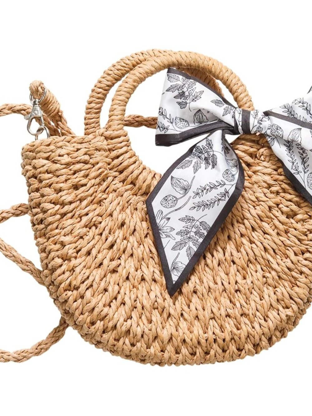 Woven Shoulder Bag, Straw Crossbody Bags, Tote Beach Shoulder Bag